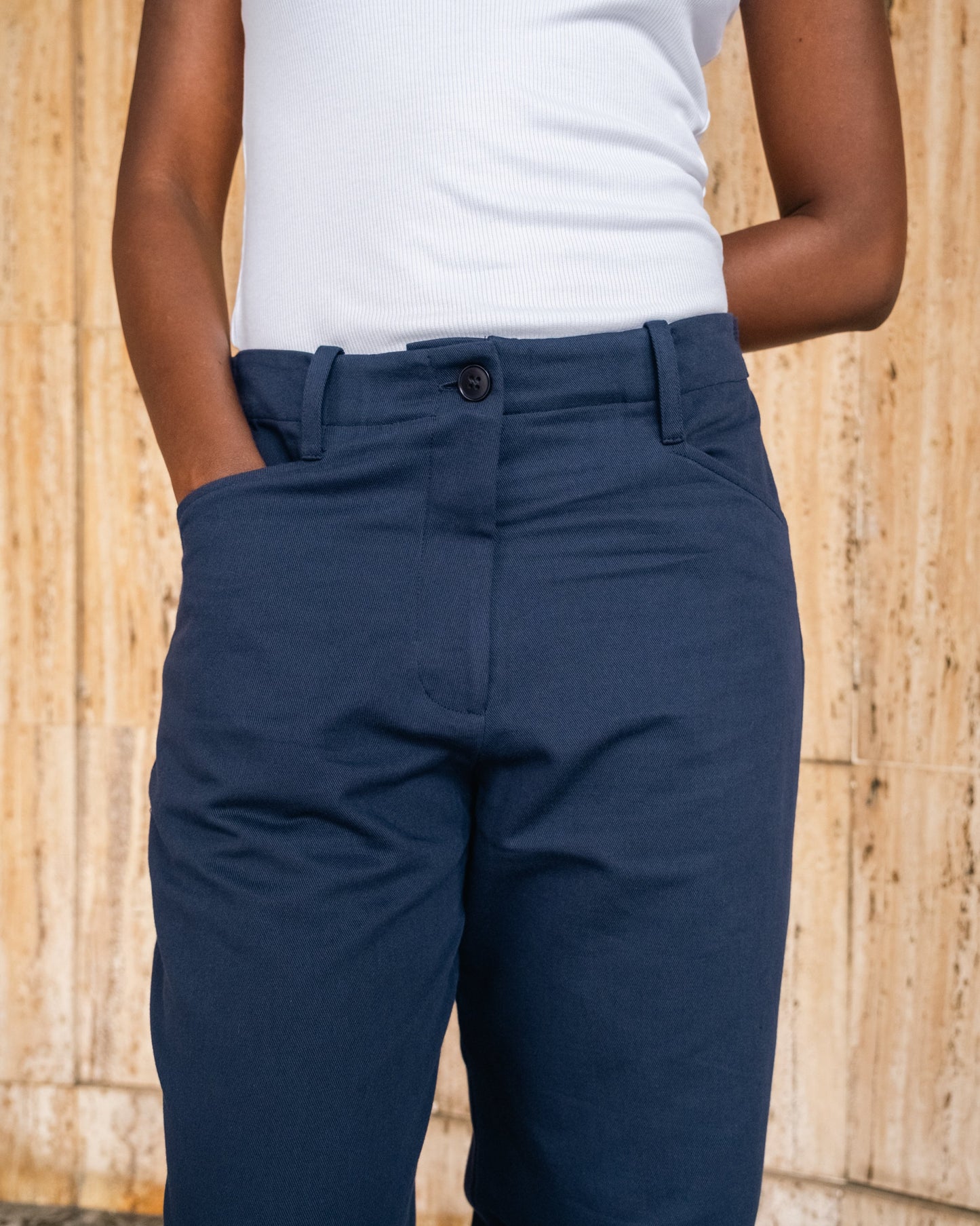 FLOW Pantalon Chino femme