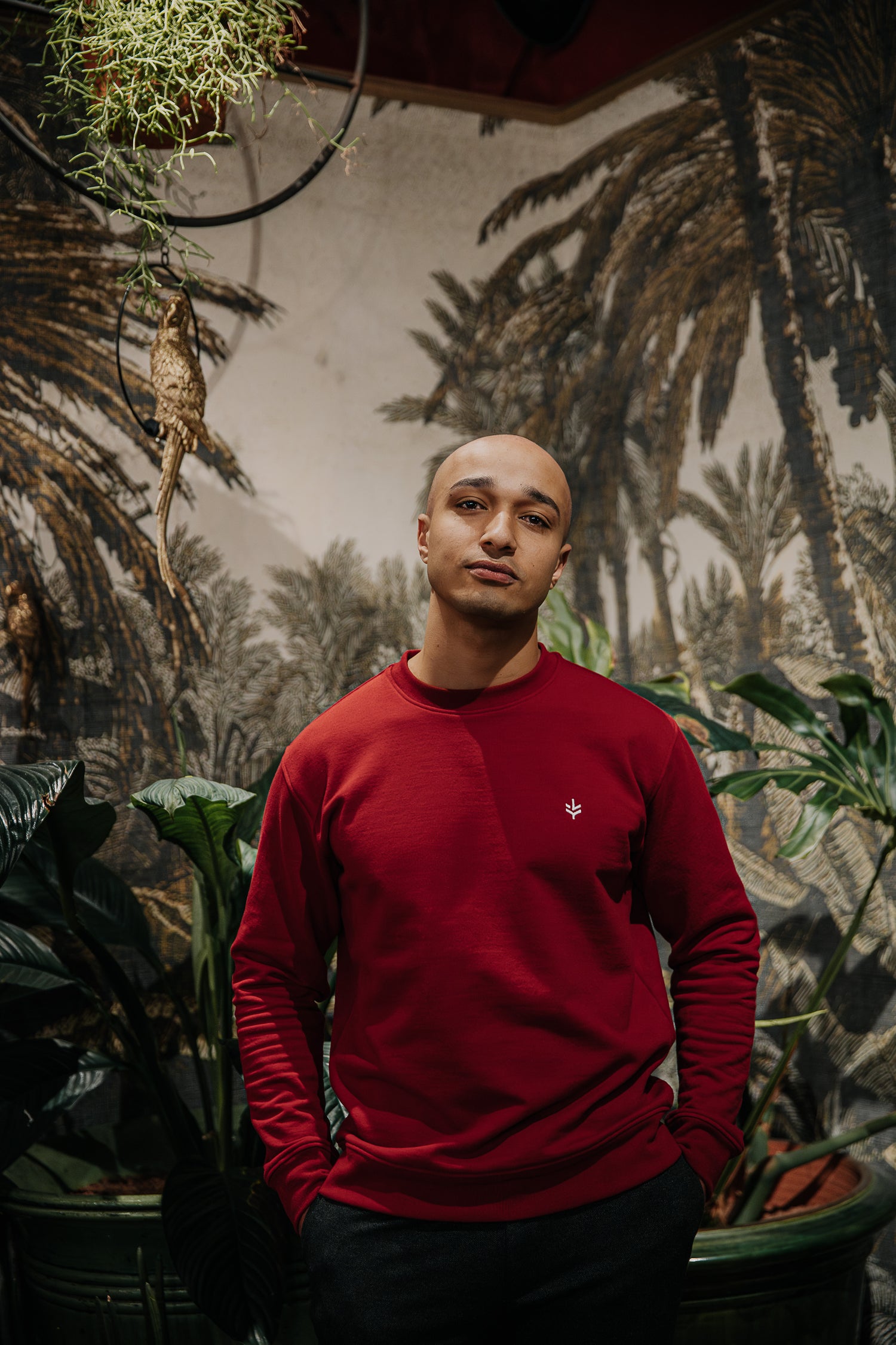 pull rouge homme durable