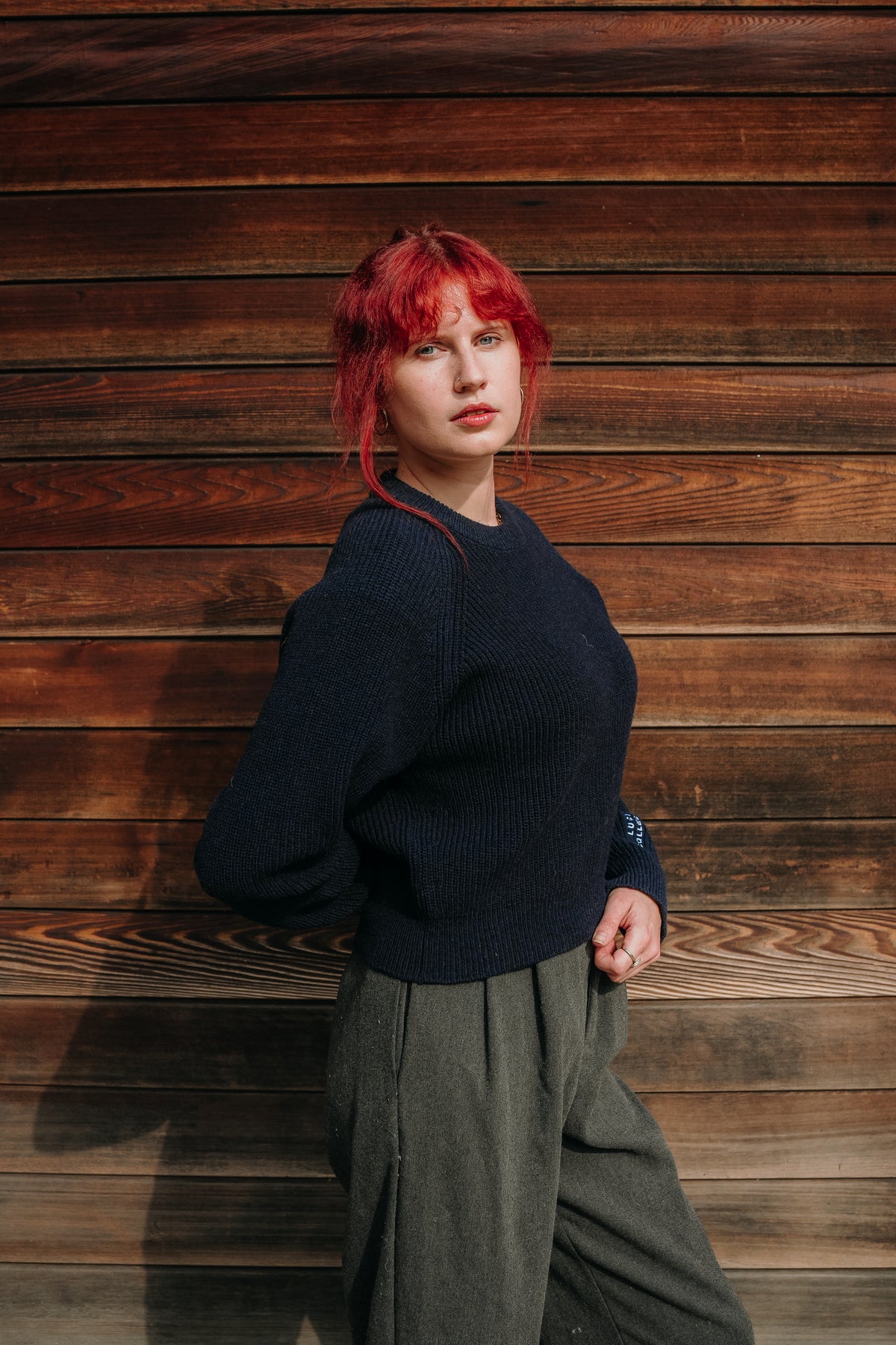 CREW Pull en laine Femme