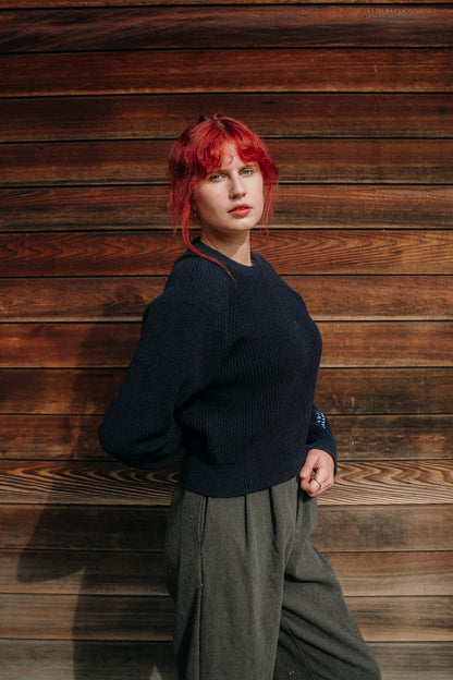 CREW Pull en laine Femme
