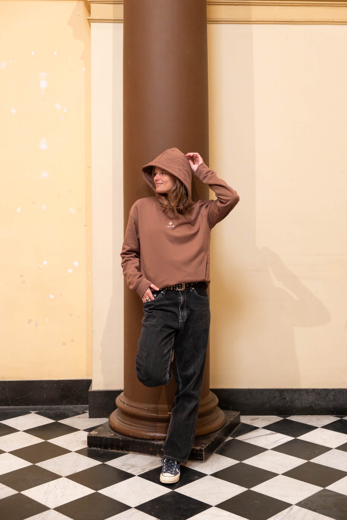 Hoodie Unisexe silhouette oversize