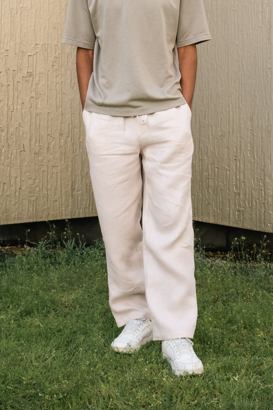 Pantalon en lin Homme 100% lin français