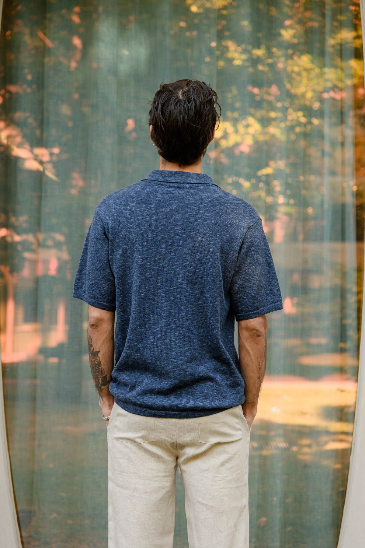 Polo Homme matière recyclée