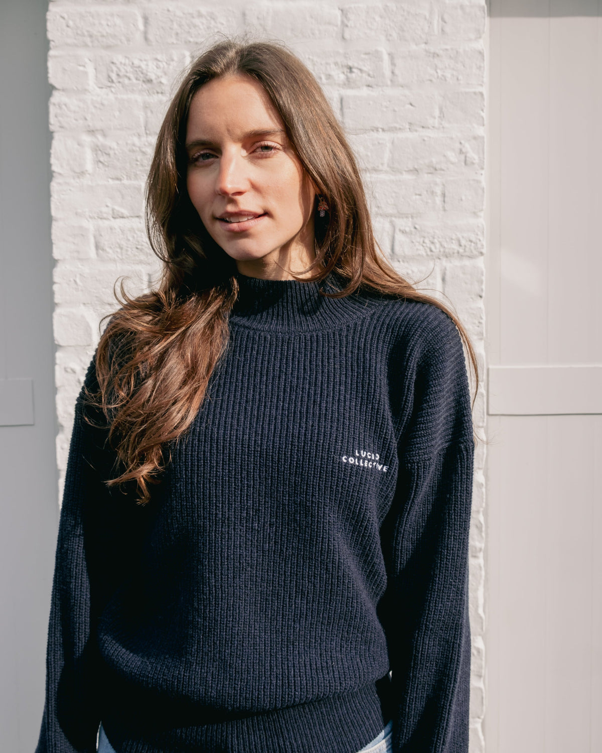 Pull en laine Femme serré à la taille