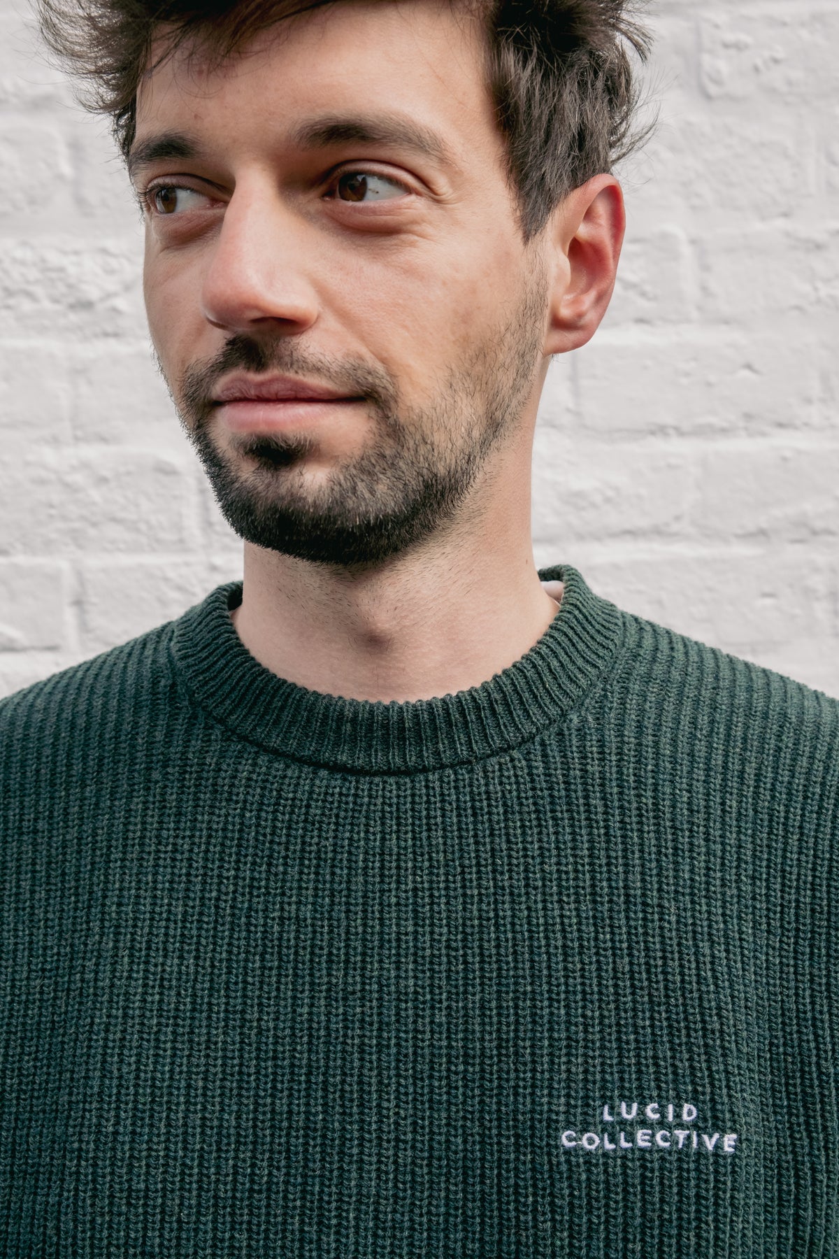 Pull en laine Homme collection Lucid Collective