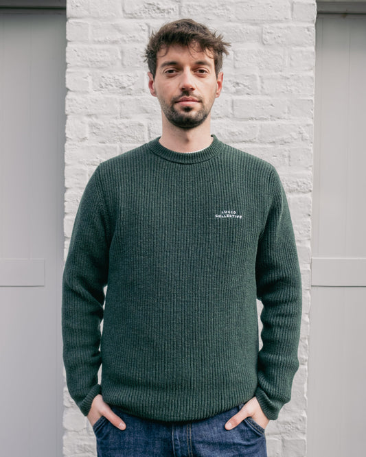 Pull en laine Homme coupe droite ajustée