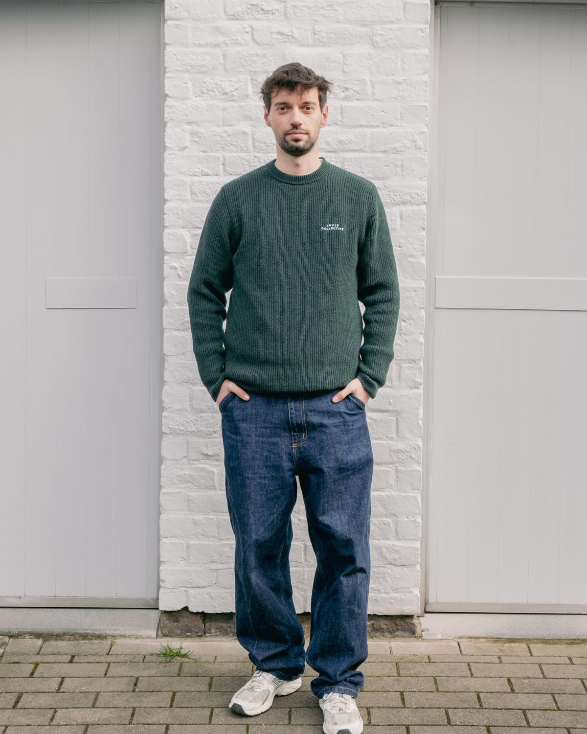 Pull en laine Homme production belge