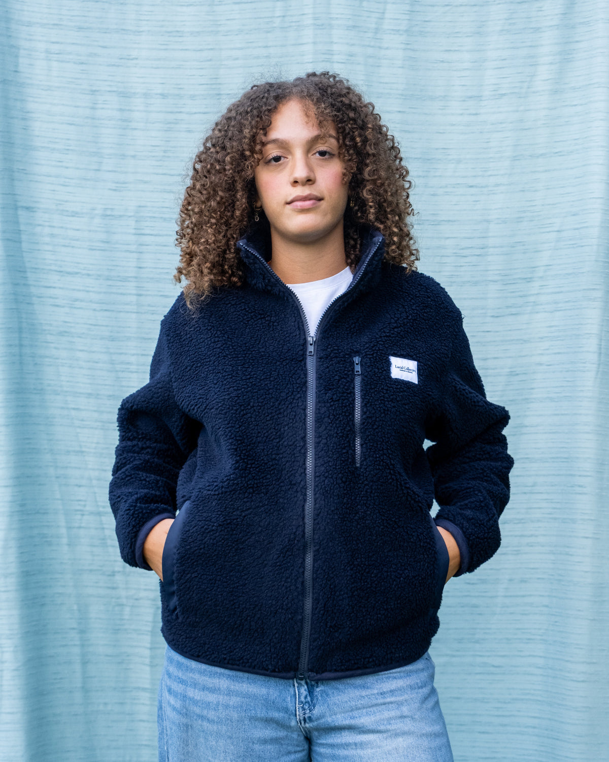 Veste Polaire Sherpa Unisexe poches zippées