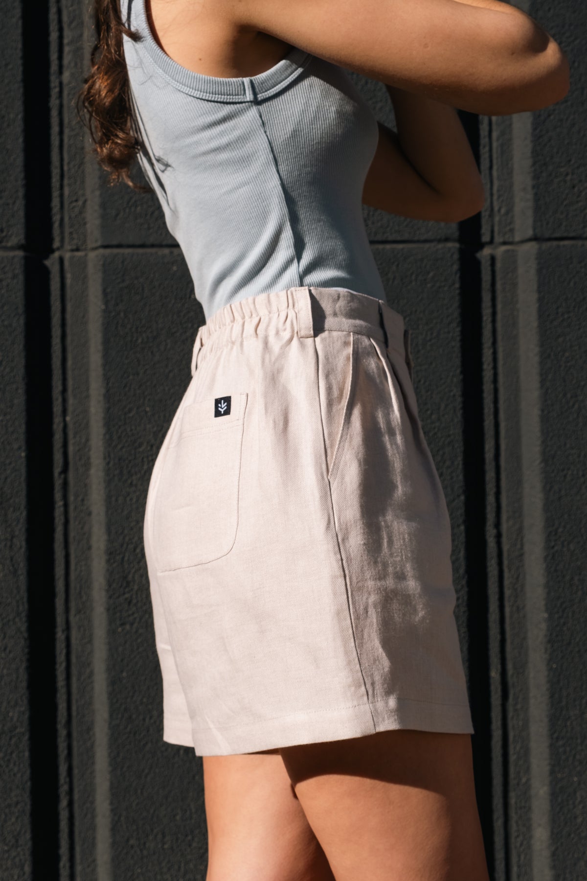 Short en lin Femme labellisé Masters of Linen