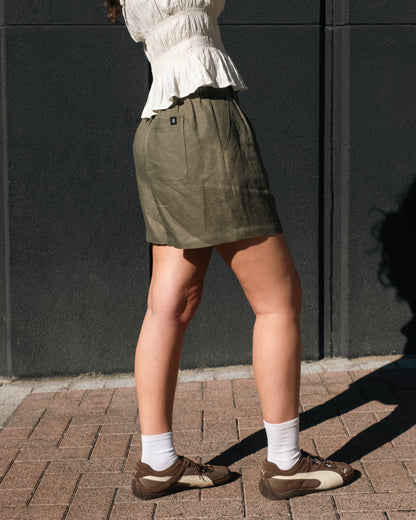 Short en lin Femme mode durable