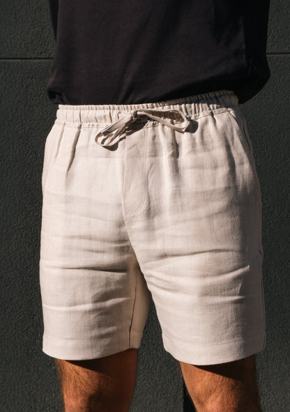 Short en lin Homme atelier de réinsertion sociale