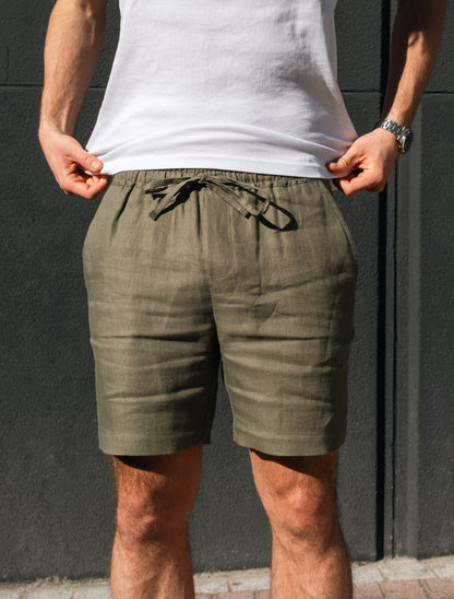 Short en lin Homme collection Lucid Collective