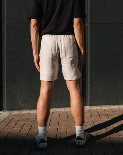 Short en lin Homme confectionné à Bruxelles