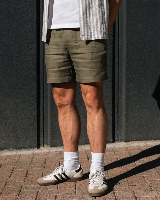 Short en lin Homme garanti à vie