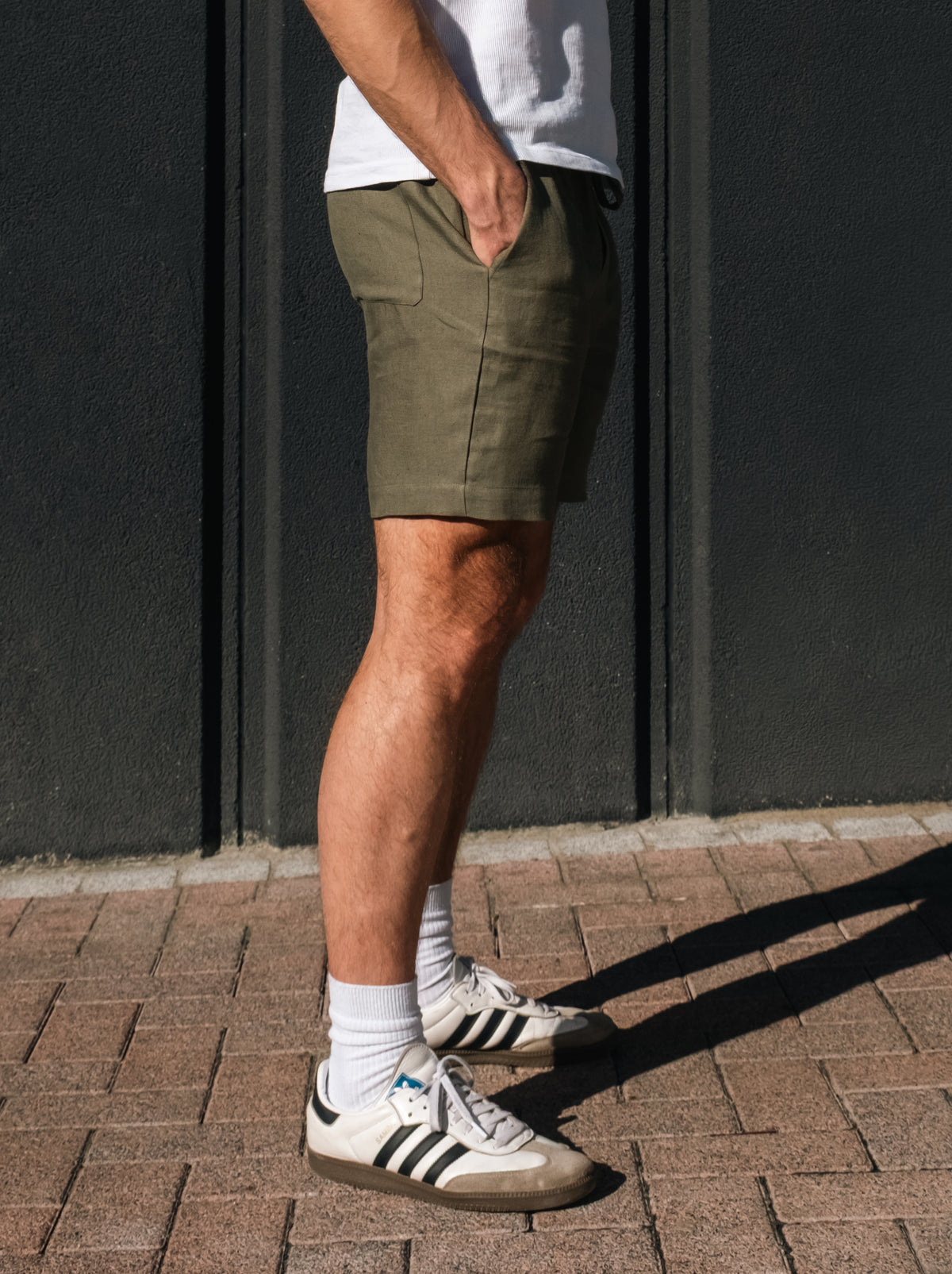 Short en lin Homme mode durable