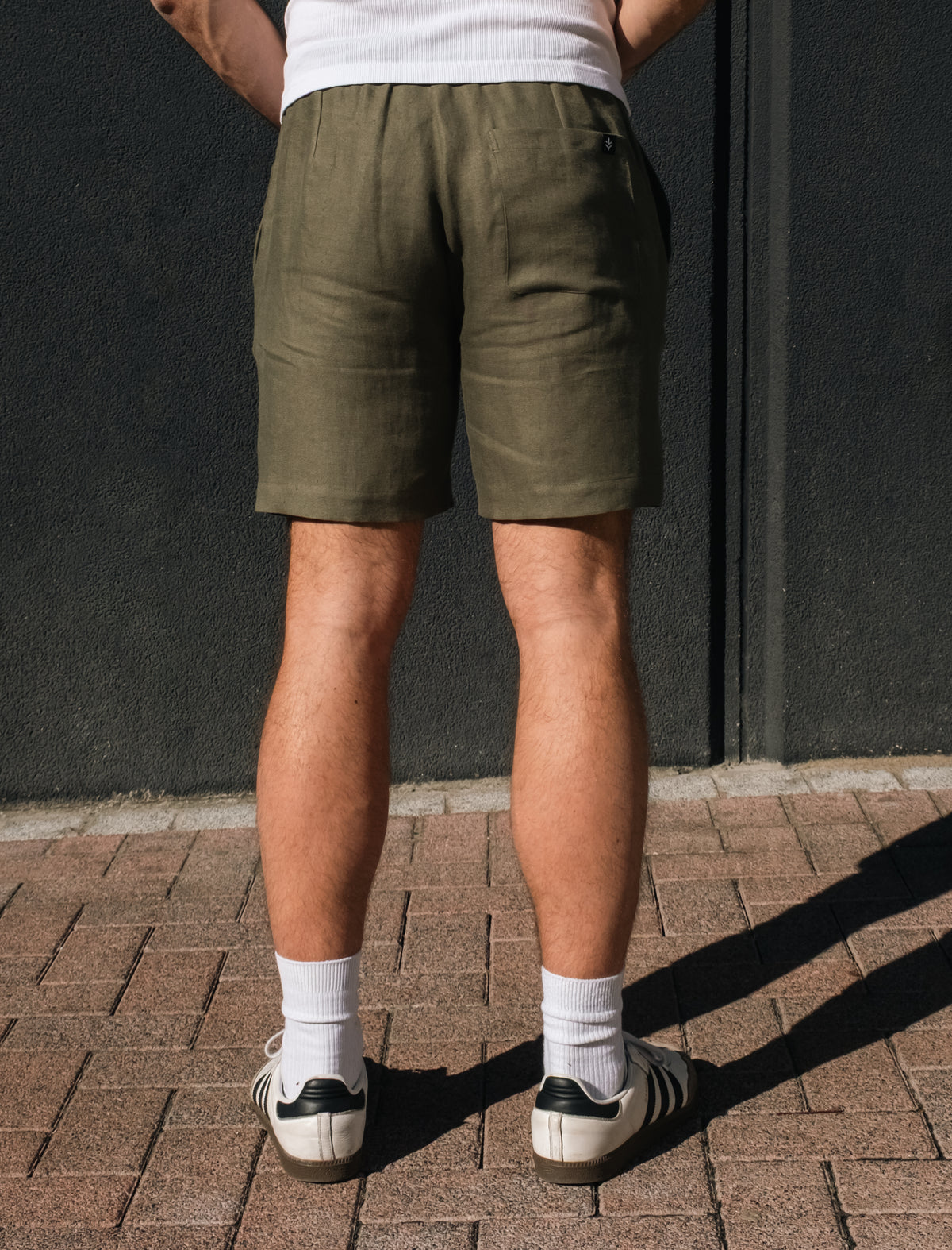 Short en lin Homme production belge