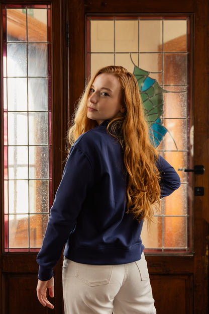 Sweatshirt Femme bleu mode durable
