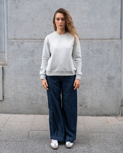 Sweatshirt Femme basique cropé