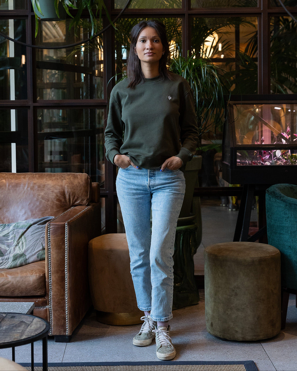 Sweatshirt Femme production belge