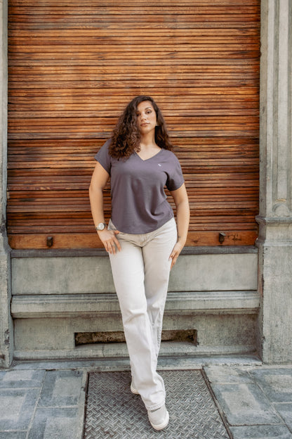 T-shirt femme fabriqué en Belgique