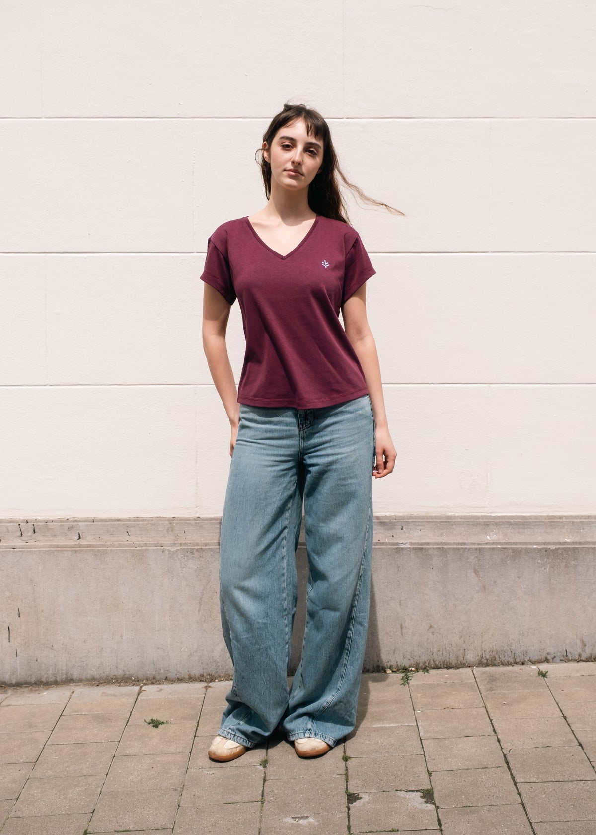 T-shirt femme production locale belge