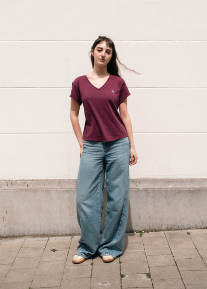 T-shirt femme production locale belge