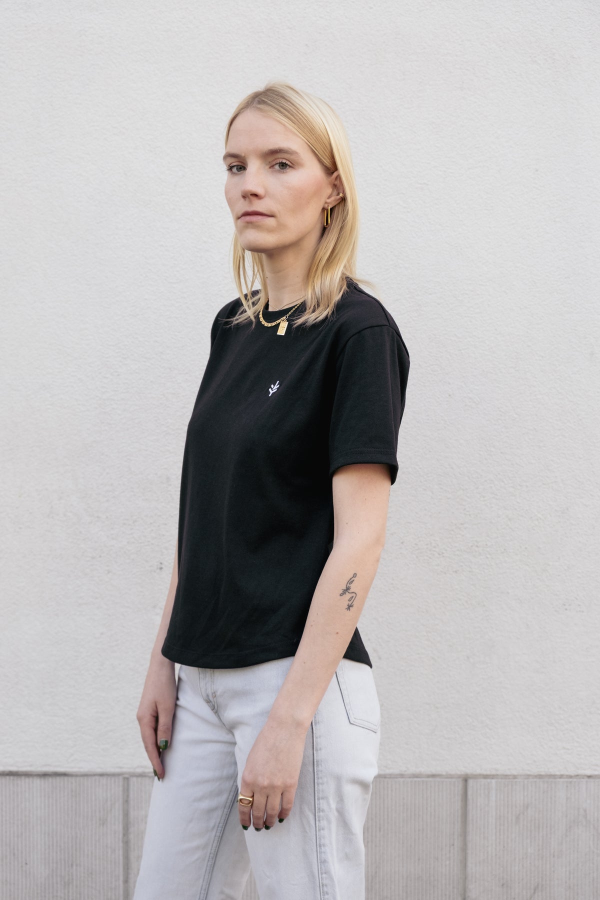 T-shirt femme 50% coton recyclé