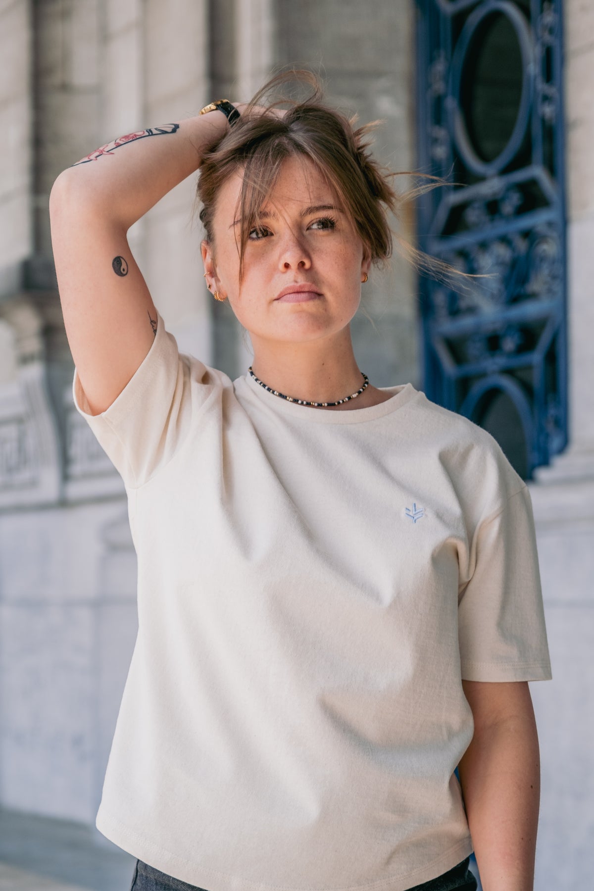 T-shirt femme atelier de travail adapté