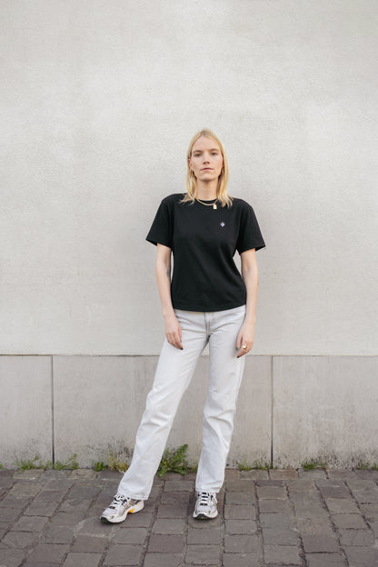 T-shirt femme production belge