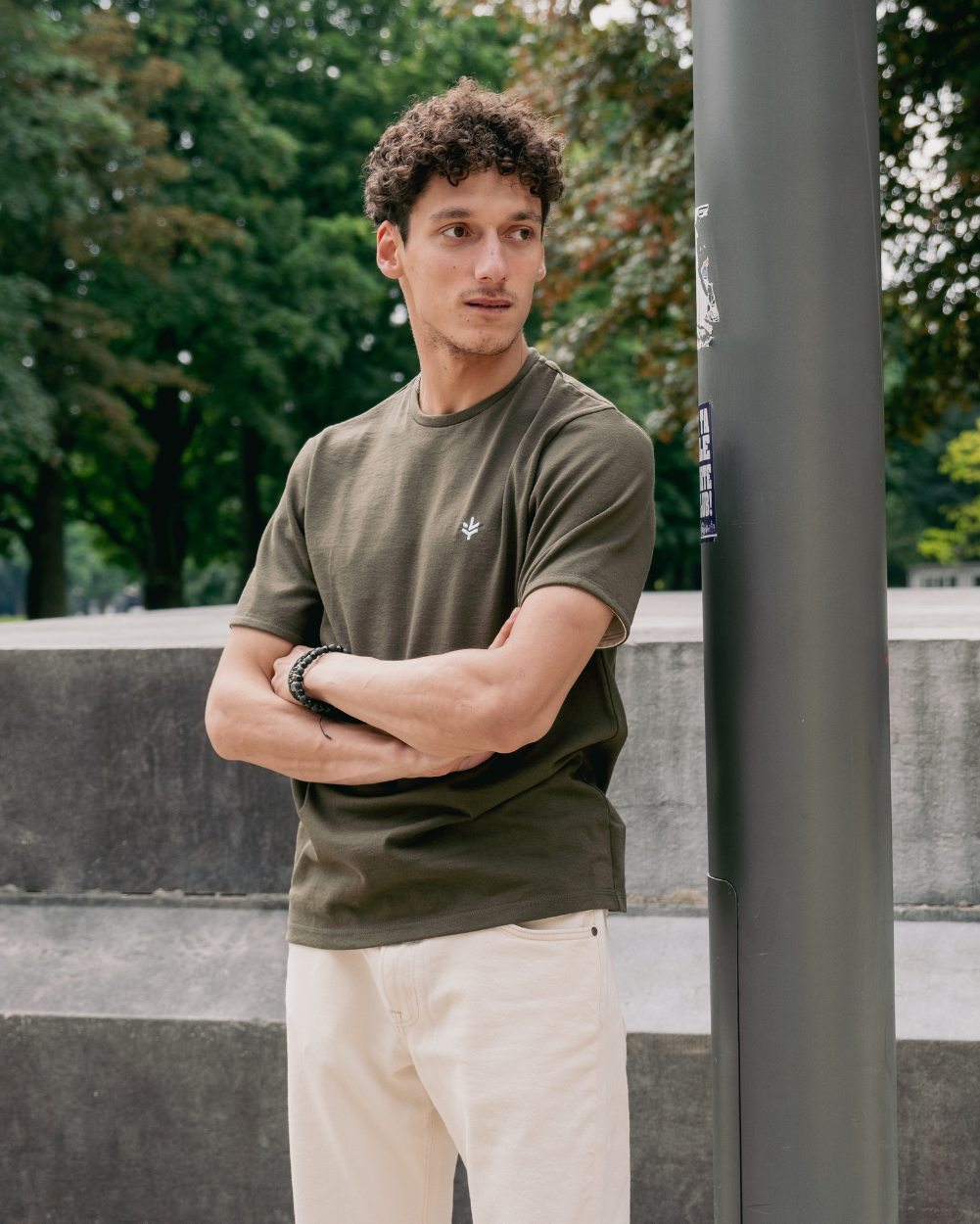 T-shirt Homme manches doublées polyvalentes