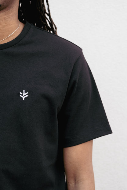T-shirt Homme noir mode durable