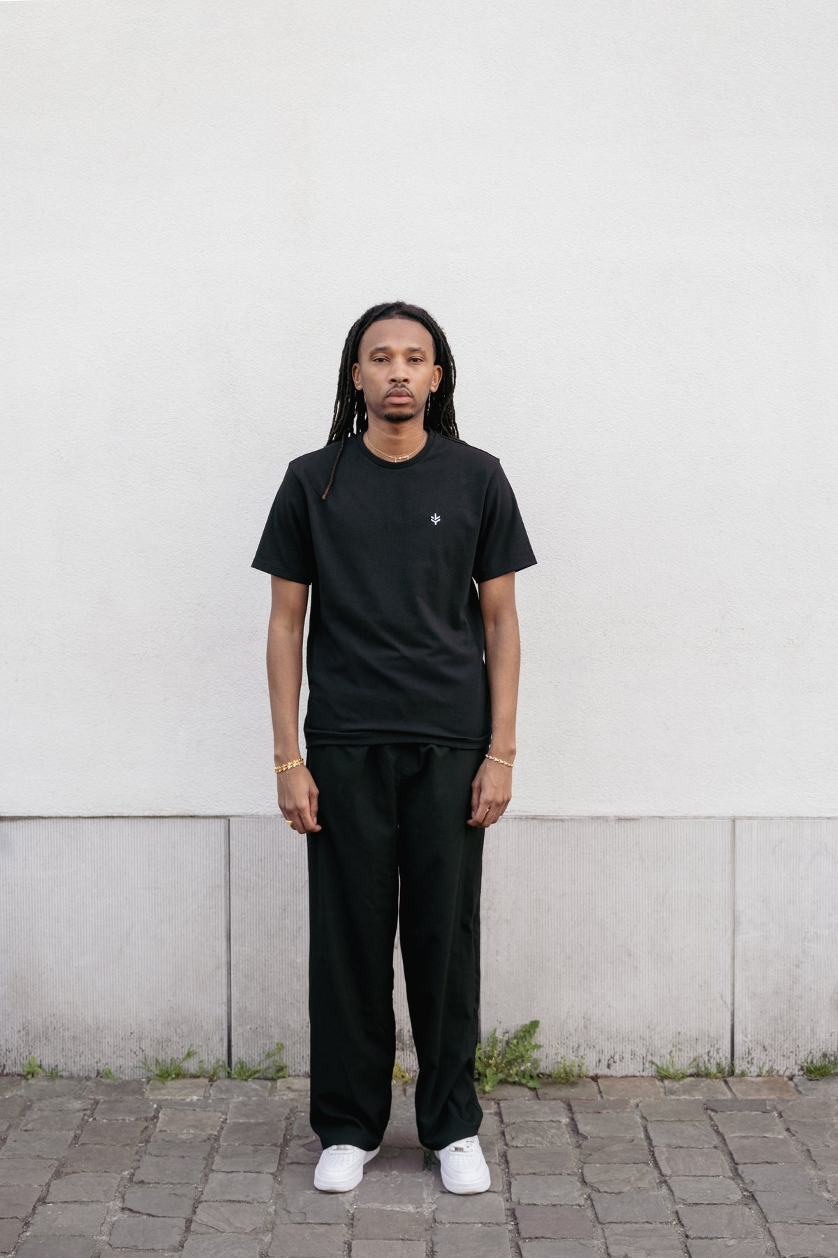 T-shirt Homme noir textile 100% recyclé